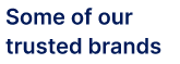 Some of our trusted brands logo